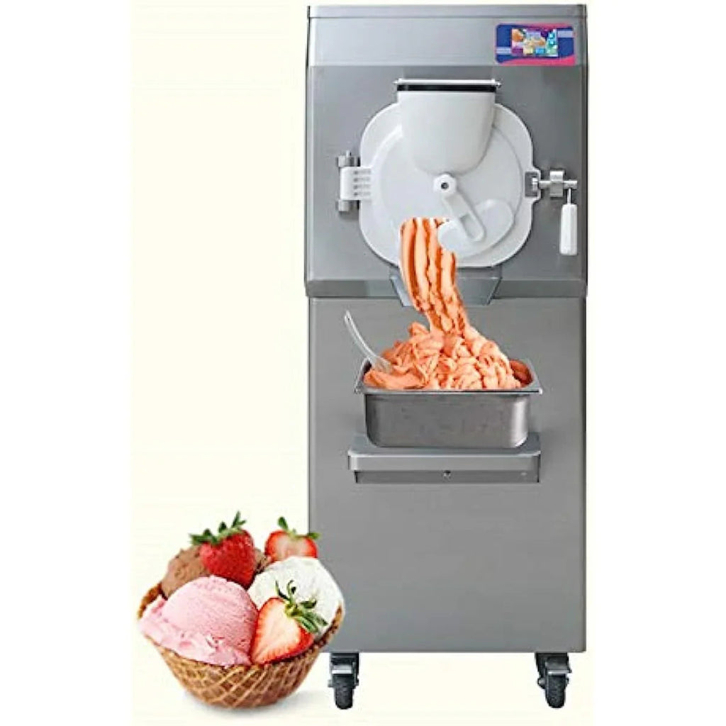Gelato Machine Batch Freezer Hard Ice Cream Machine, 68 L H, ETL