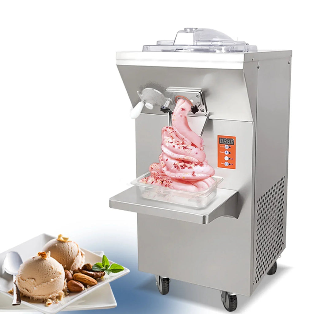 Gelato Machine Batch Freezer Hard Ice Cream Machine, Vertical