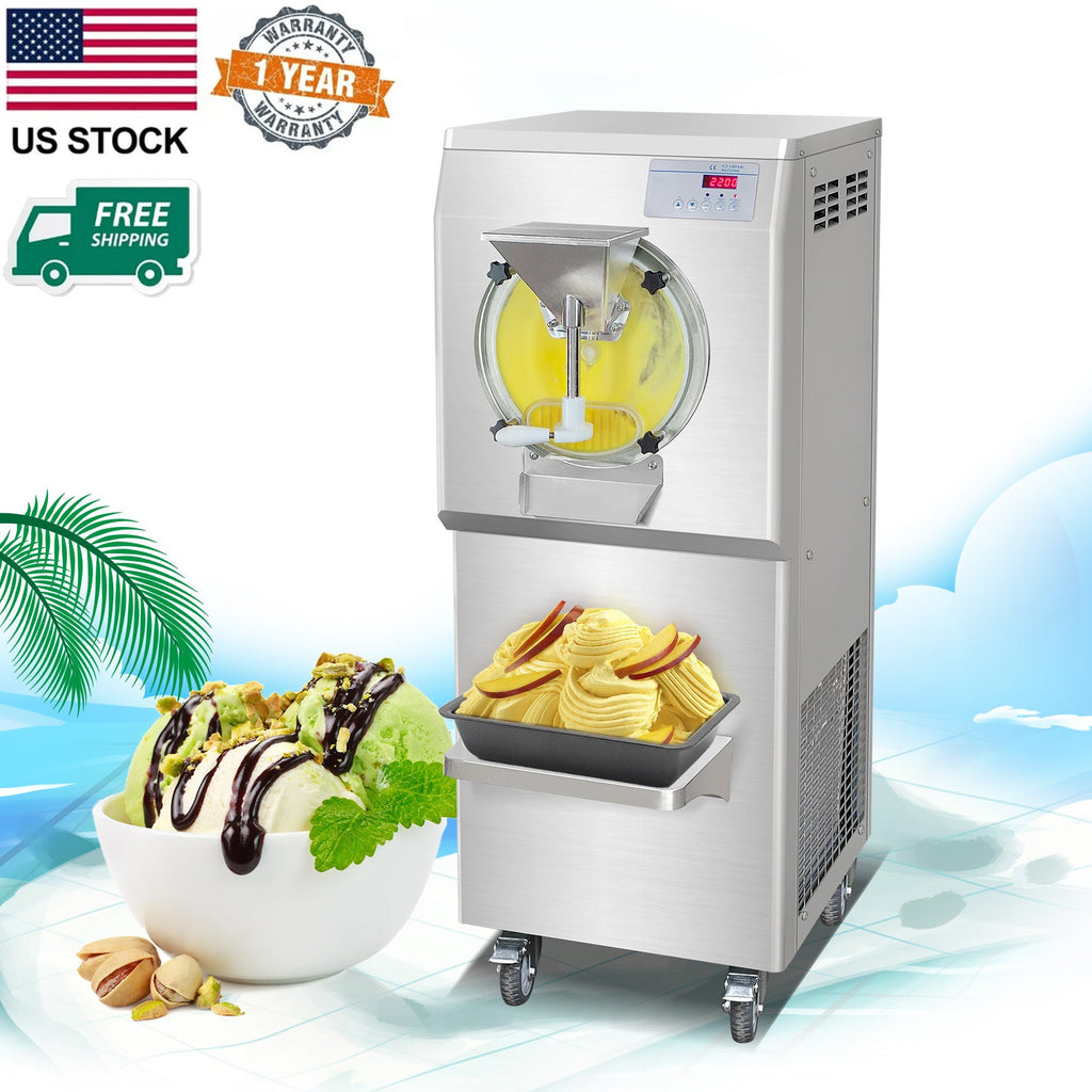 Gelato Machine Batch Freezer Hard Ice Cream Machine, ETL