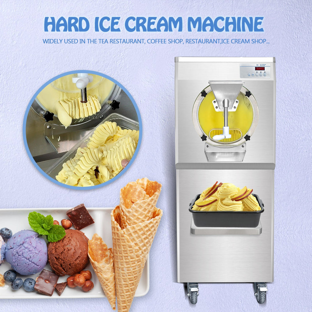 Gelato Machine Batch Freezer Hard Ice Cream Machine, ETL