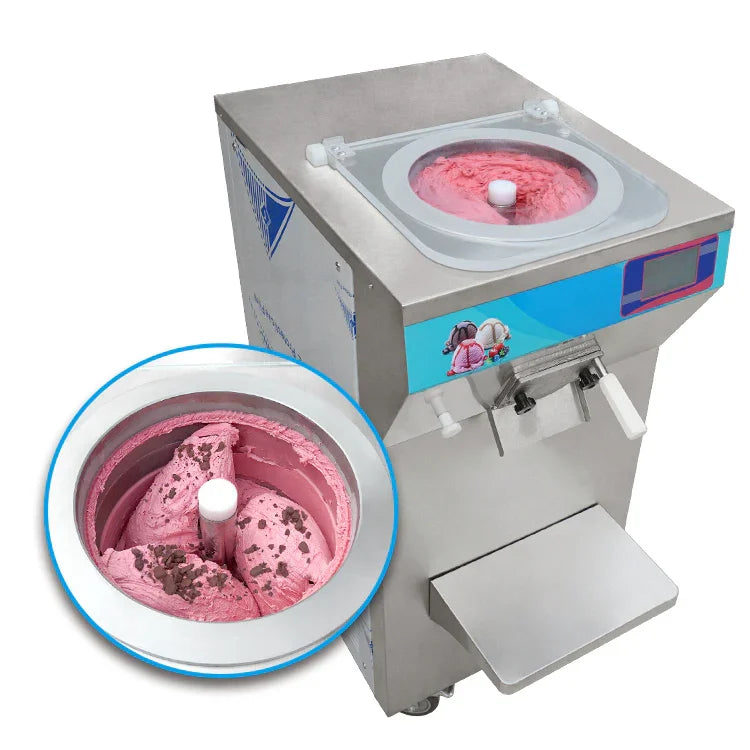 Gelato Machine Batch Freezer Hard Ice Cream Machine, ETL, Vertical