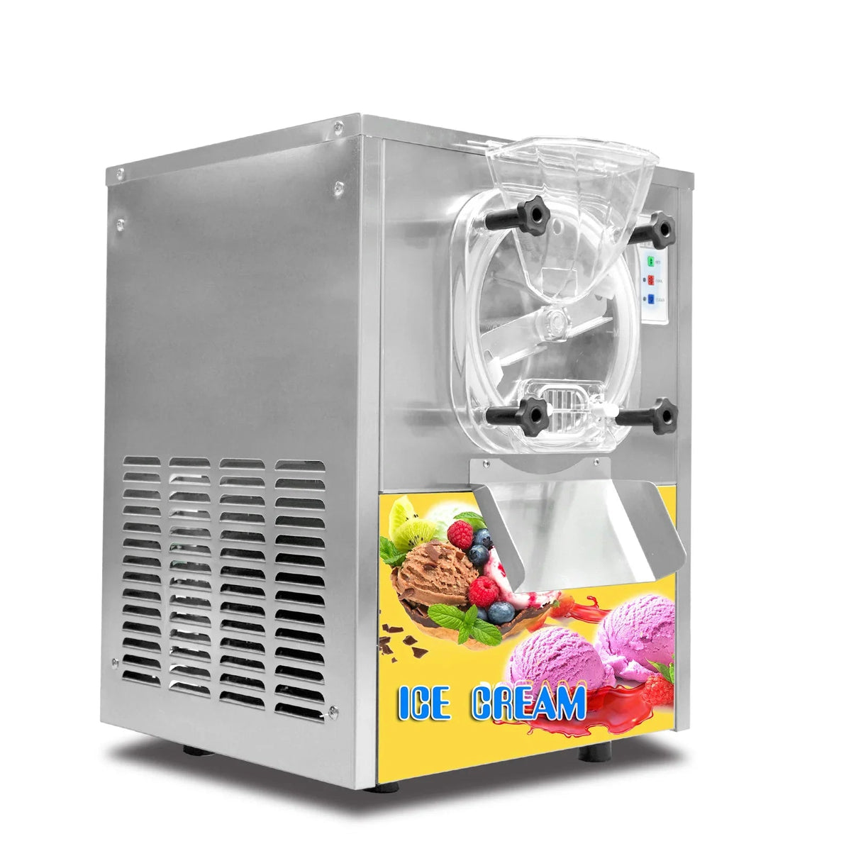 Gelato Machine Batch Freezer Hard Ice Cream Machine, Countertop