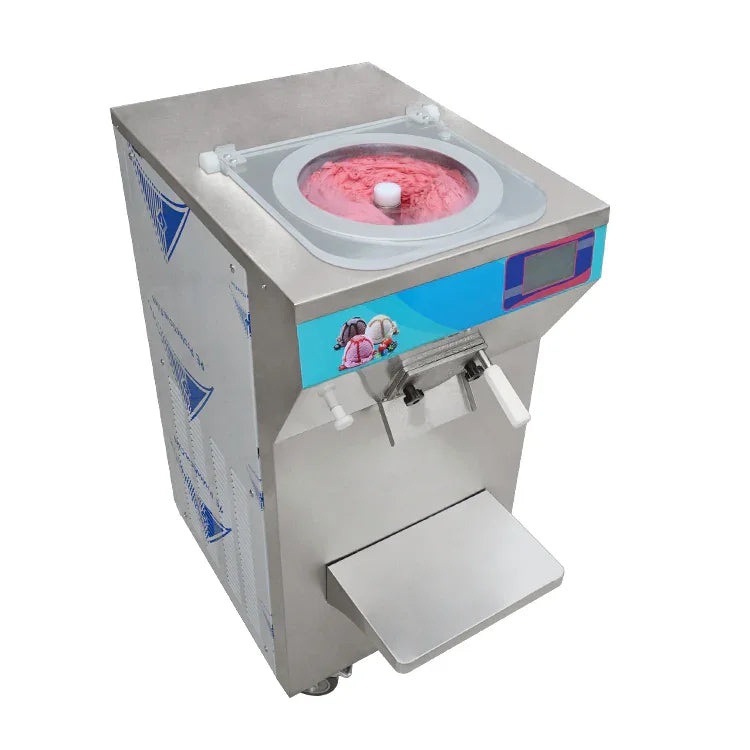 Gelato Machine Batch Freezer Hard Ice Cream Machine, ETL, Vertical