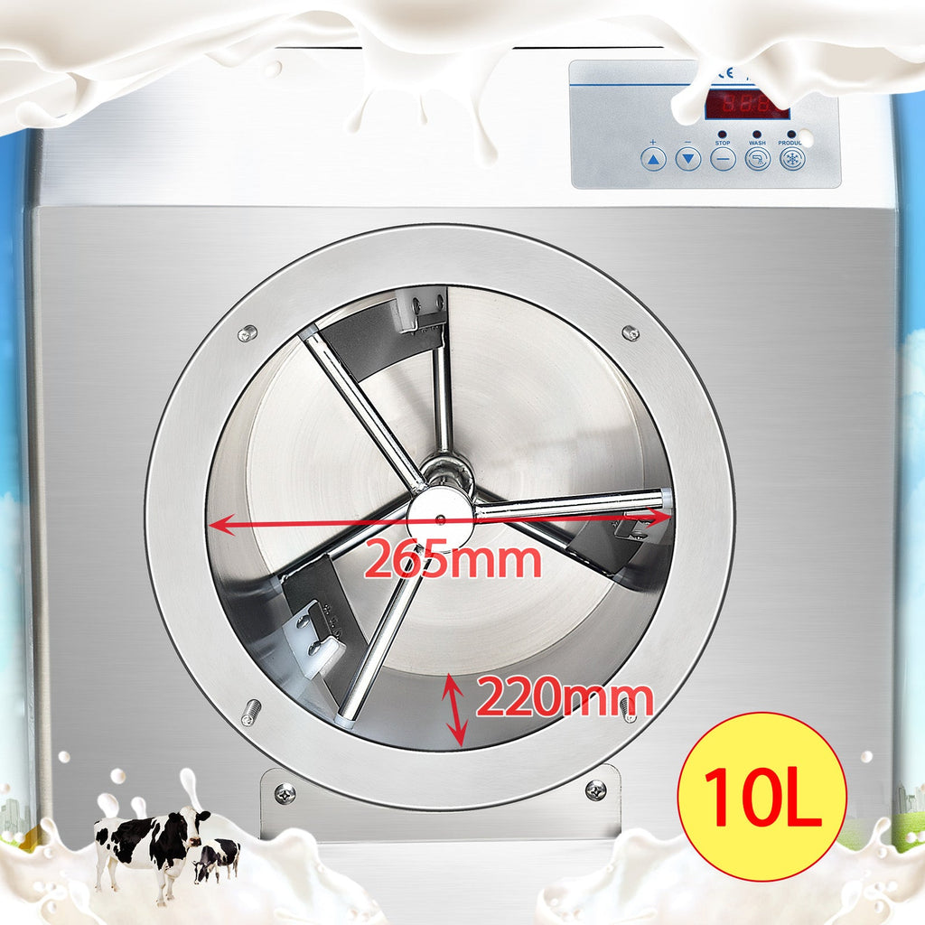 Gelato Machine Batch Freezer Hard Ice Cream Machine, 48 L H, ETL