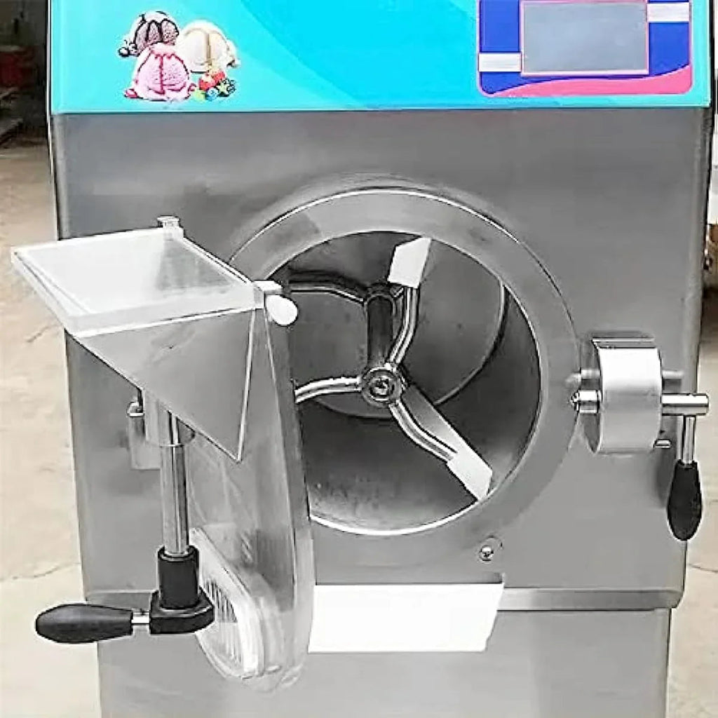 Gelato Machine Batch Freezer Hard Ice Cream Machine, ICM minus 28S, ETL, Stainless Steel