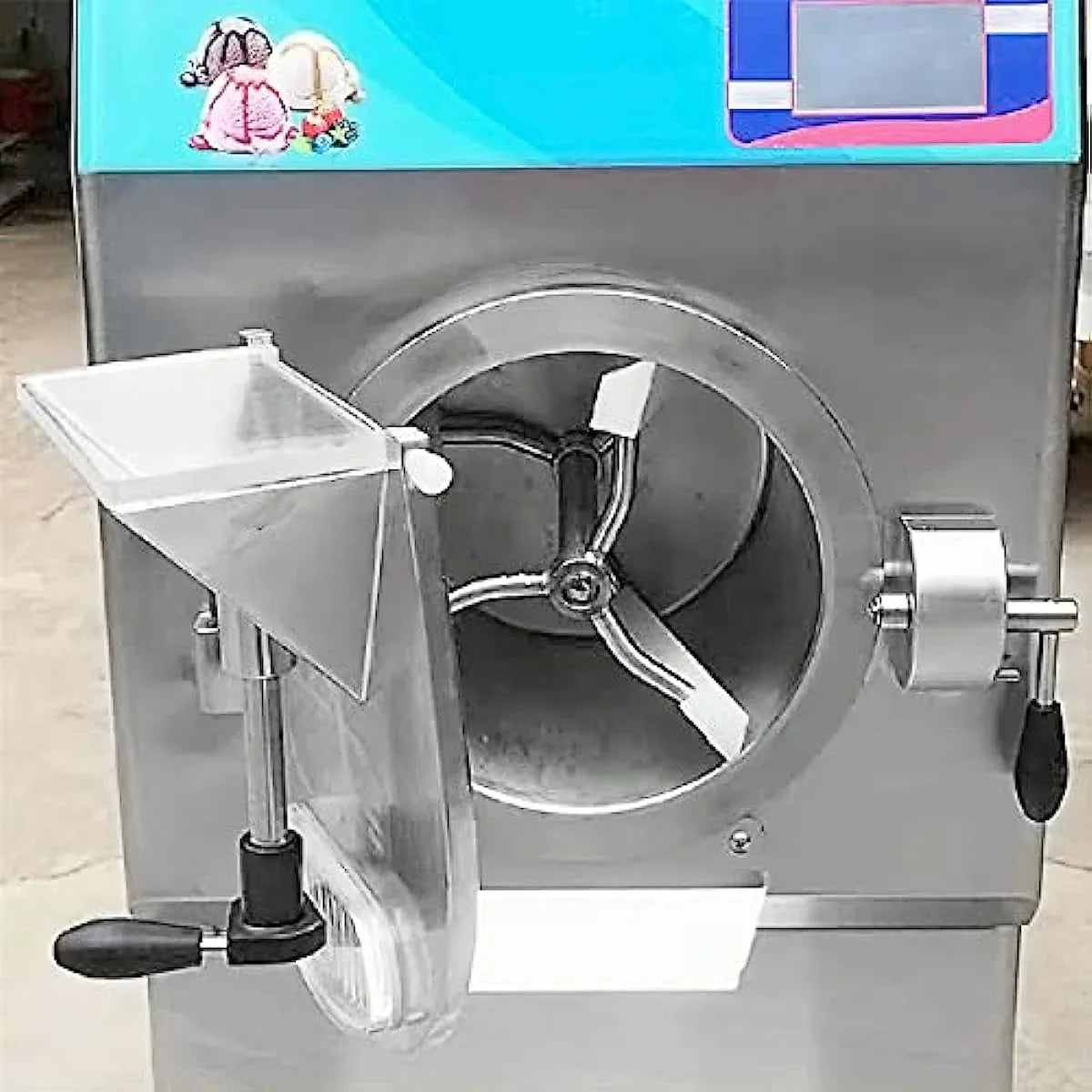 Gelato Machine Batch Freezer Hard Ice Cream Machine, ICM minus 28S, ETL, Stainless Steel