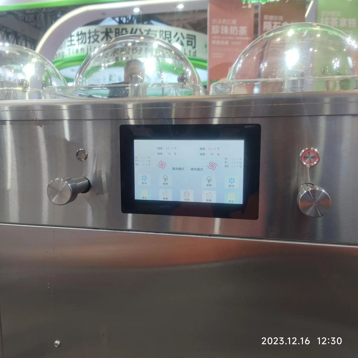 Gelato Machine Batch Freezer Hard Ice Cream Machine, 2 Flavors
