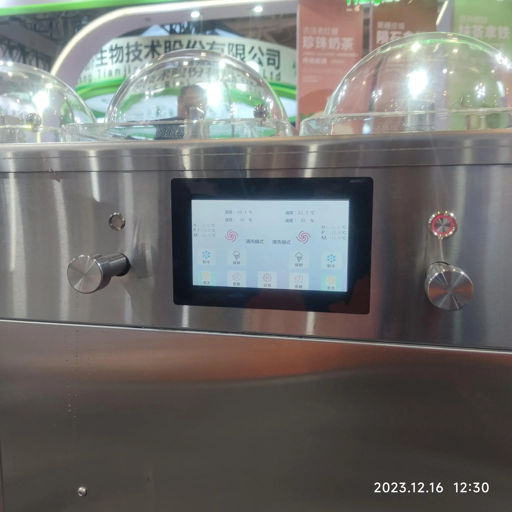 Gelato Machine Batch Freezer Hard Ice Cream Machine, 2 Flavors