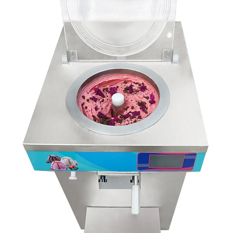 Gelato Machine Batch Freezer Hard Ice Cream Machine, ETL, Vertical