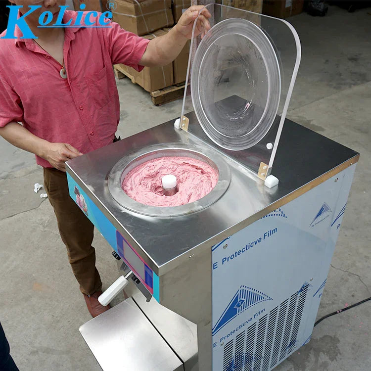 Gelato Machine Batch Freezer Hard Ice Cream Machine, ETL, Vertical