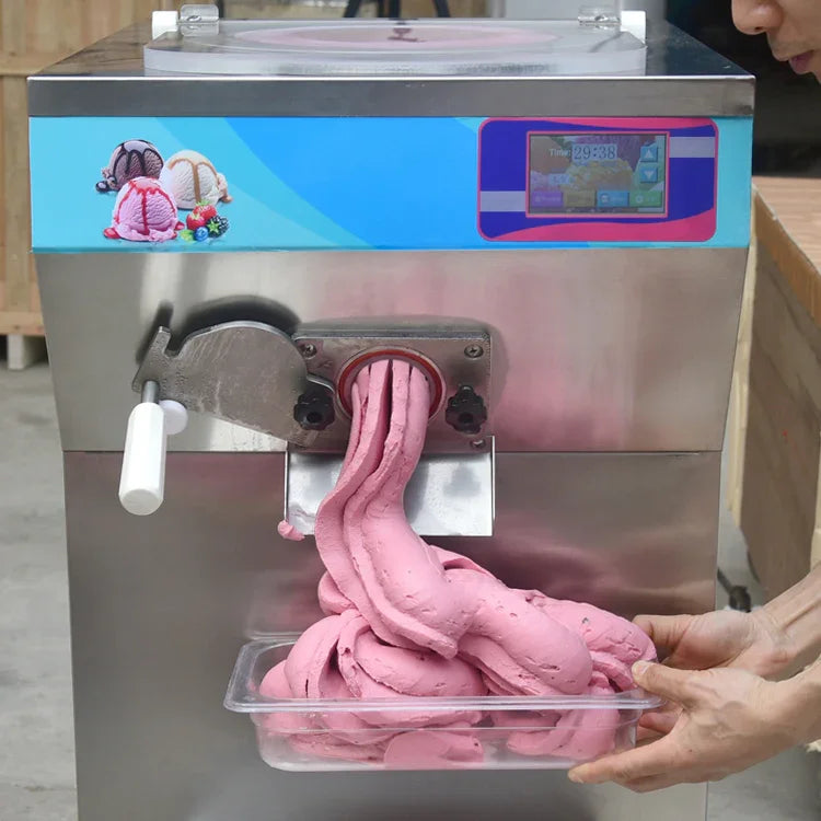 Gelato Machine Batch Freezer Hard Ice Cream Machine, ETL, Vertical
