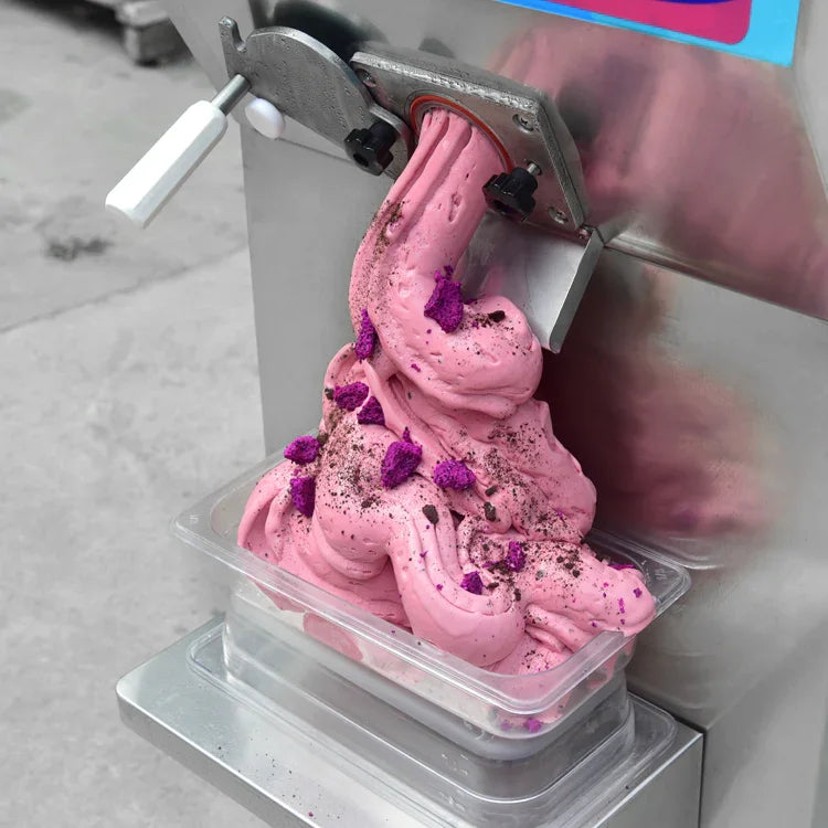 Gelato Machine Batch Freezer Hard Ice Cream Machine, ETL, Vertical
