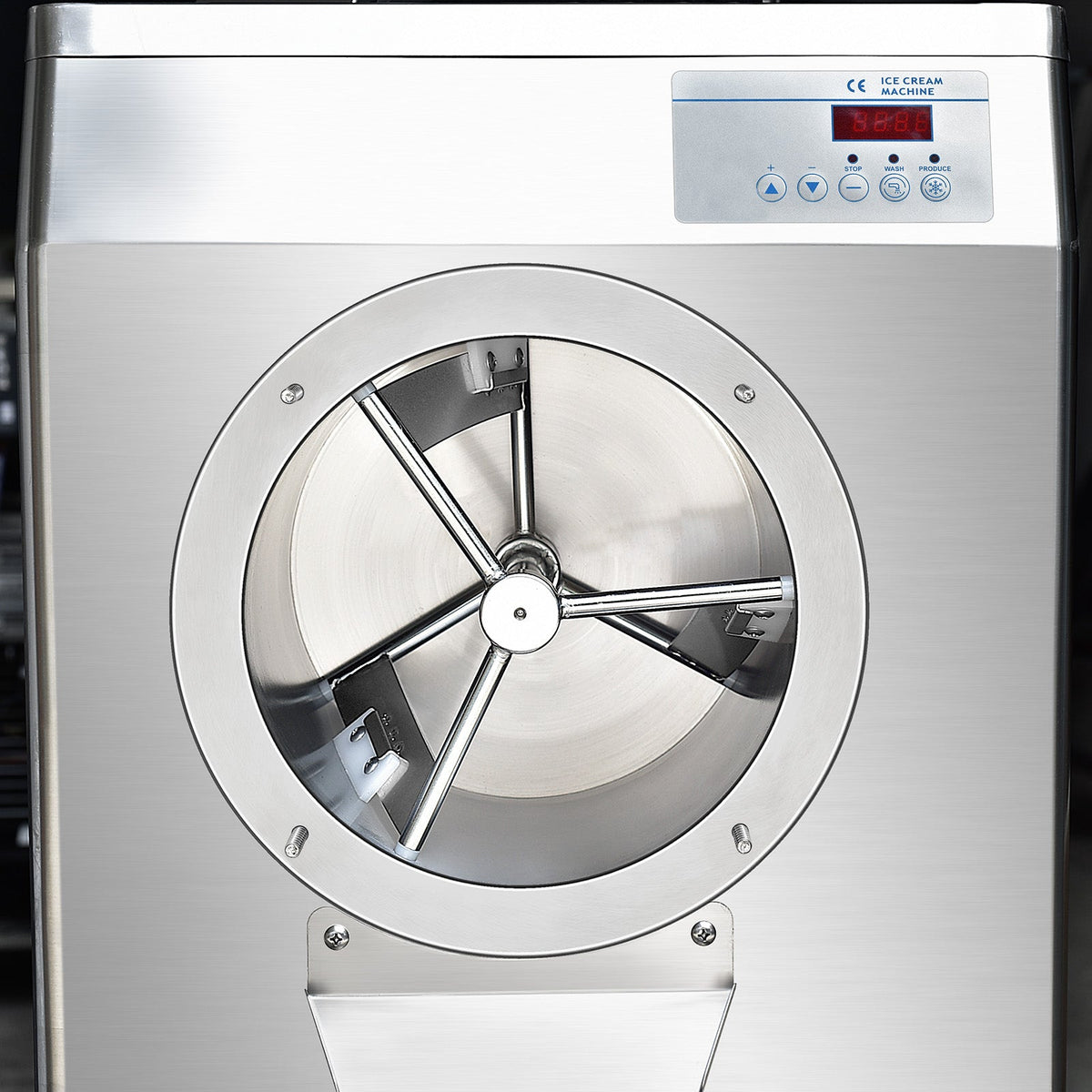 Gelato Machine Batch Freezer Hard Ice Cream Machine, 48 L H, ETL