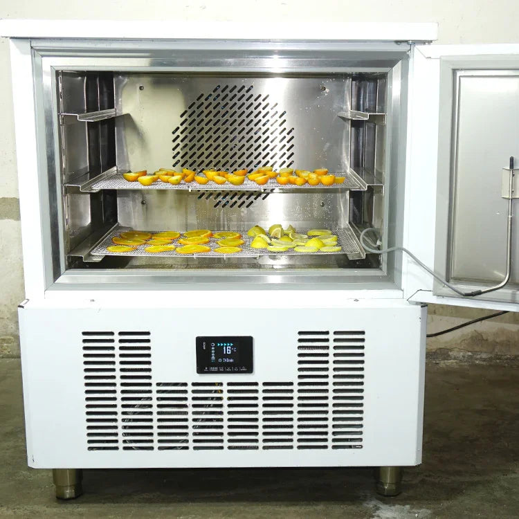 5 Trays chest Blast Flash Chiller Freezer,Dumpling shock Batch Freezer for ice Cream gelato Chicken Fish Dessert