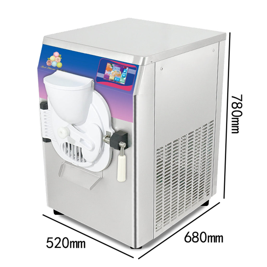 ETL Certificate Heavy Duty countertop Gelato hard ice Cream Machine italian water Street Food Machine 9-11 gal per hour