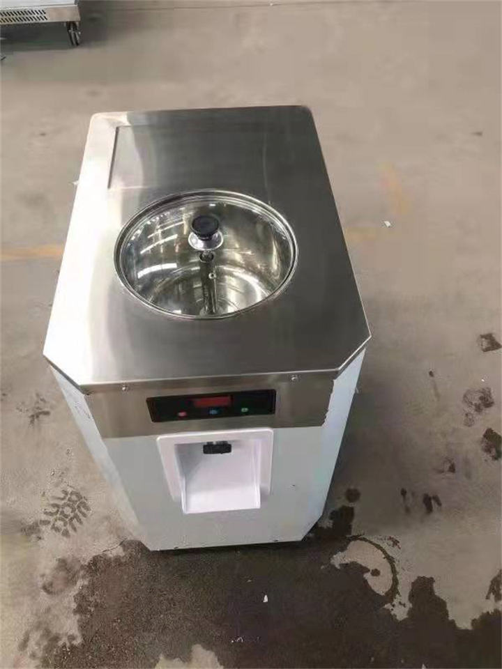 Desktop 6L Vertical Italian Hard Ice Cream Machine batch freezer Digital Control Sorbet Maker
