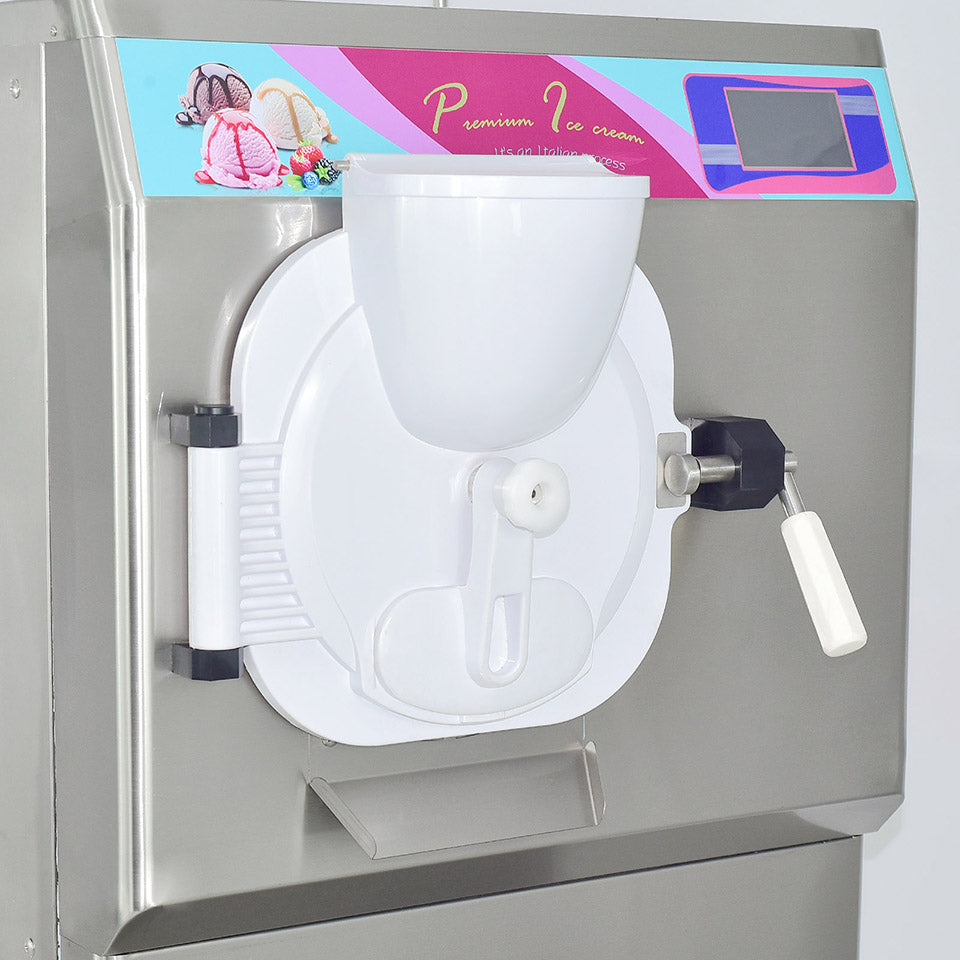Gelato Machine Batch Freezer Hard Ice Cream Machine, 125 L H, ETL