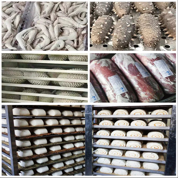 5 Trays chest Blast Flash Chiller Freezer,Dumpling shock Batch Freezer for ice Cream gelato Chicken Fish Dessert