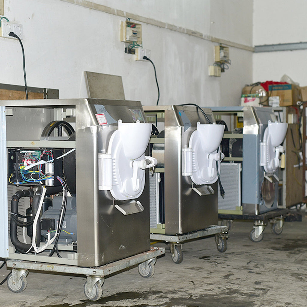 ETL Certificate Heavy Duty countertop Gelato hard ice Cream Machine italian water Street Food Machine 9-11 gal per hour