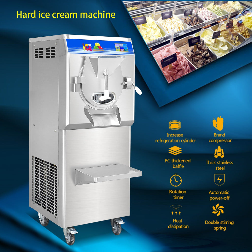 ETL Certificate Commercial Gelato Hard ice Cream Machine, Hard ice Cream Making Machine, Italian Ice Maker Strong