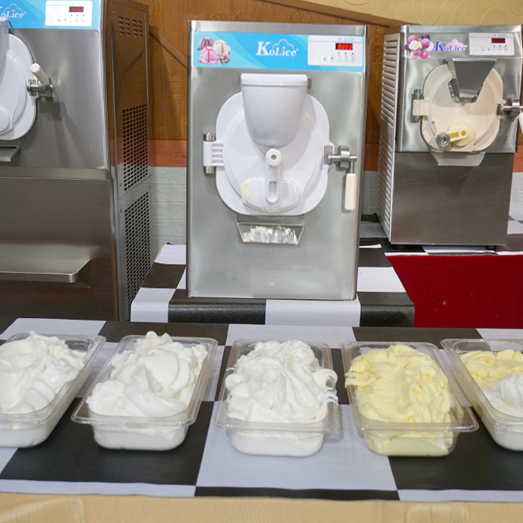 ETL Certificate Heavy Duty countertop Gelato hard ice Cream Machine italian water Street Food Machine 9-11 gal per hour
