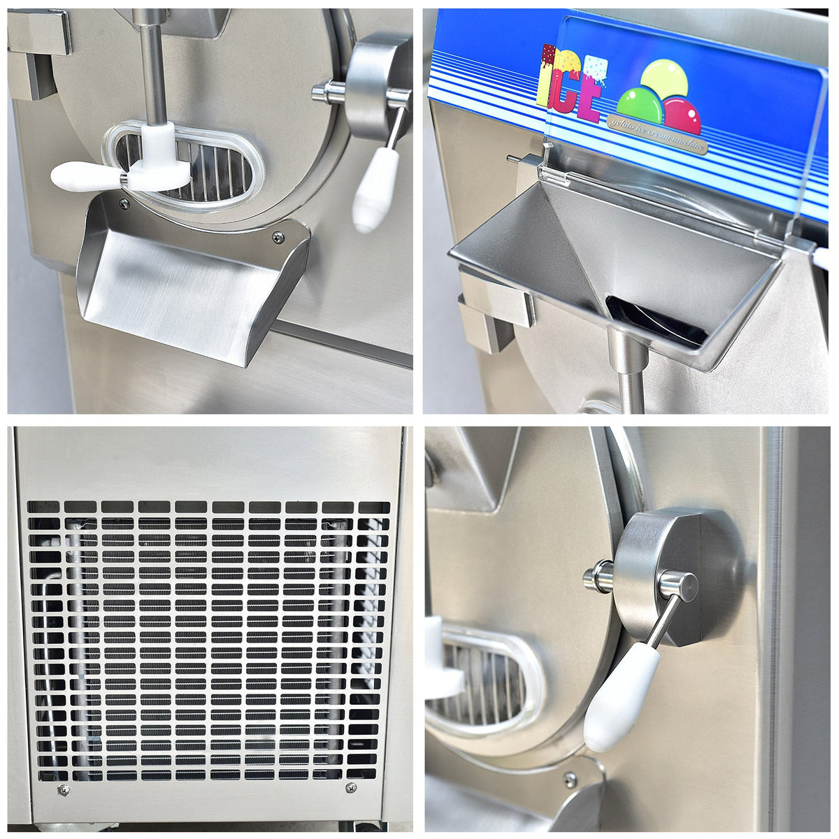 ETL Certificate Commercial Gelato Hard ice Cream Machine, Hard ice Cream Making Machine, Italian Ice Maker Strong