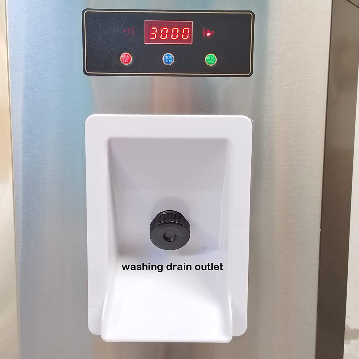 Desktop 6L Vertical Italian Hard Ice Cream Machine batch freezer Digital Control Sorbet Maker