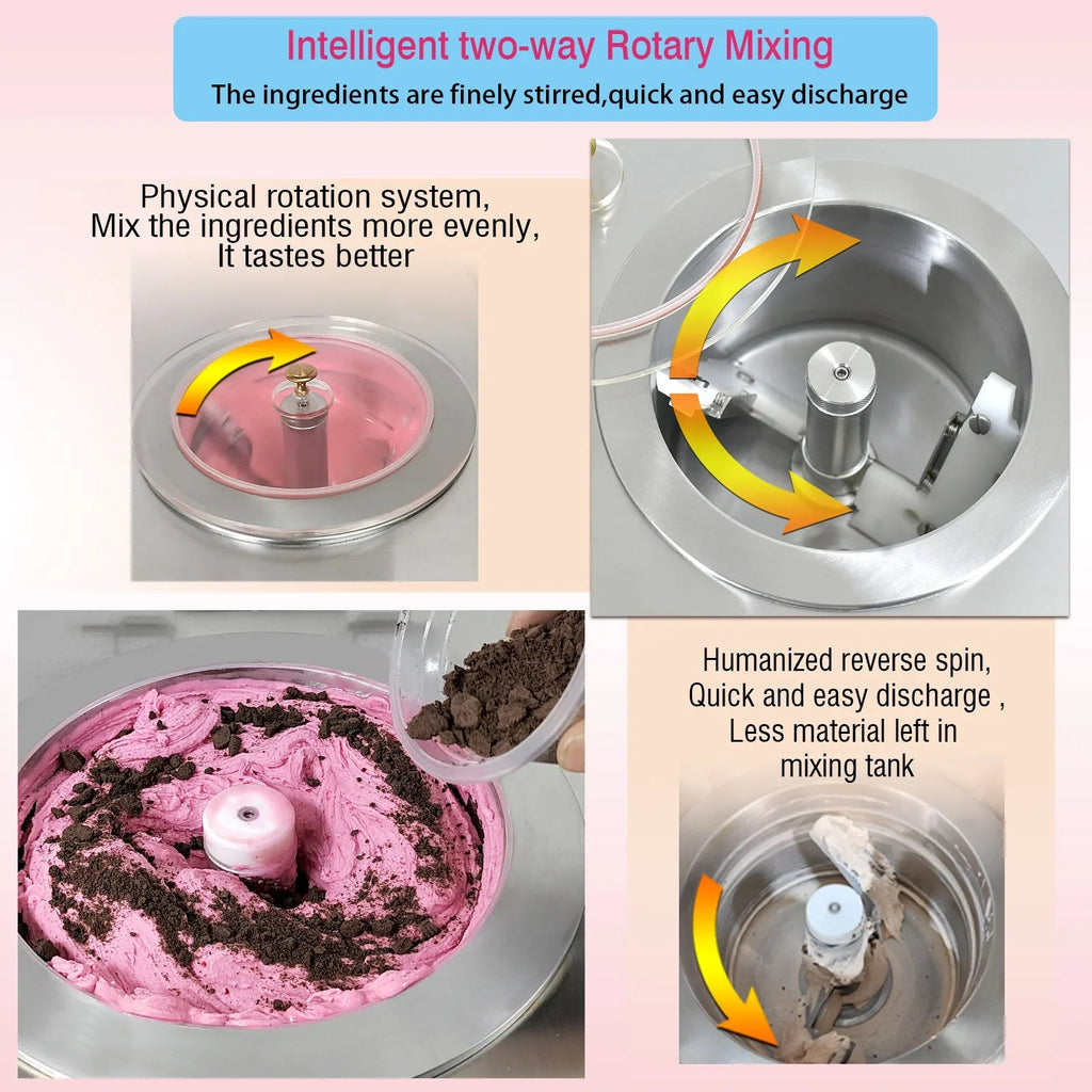 Fresh fruit gelato hard ice cream machine Scoop ice cream maker Italian Ice Maker fast food machine snack food machine