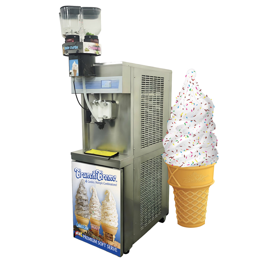 CC8 Flavor Burst Crunchi Creme Pump Pressurized Soft Serve Ice Cream Machine with CE ETL