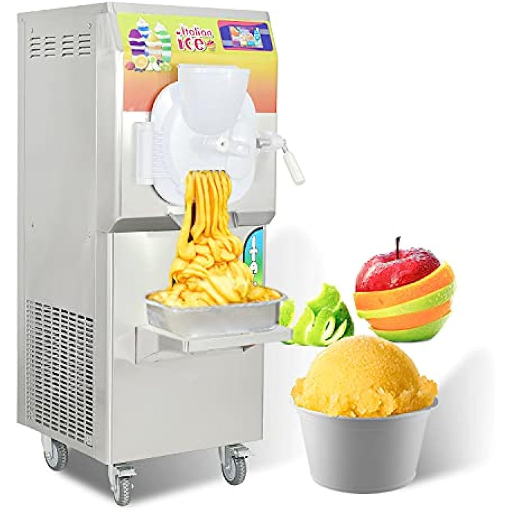 ICM minus 28S Italian Ice Machine Dairy Free Healthy and Nutritious Fresh Fruits Italian Water Ice Sorbet Making Machine Gelato Ice Cream Machine