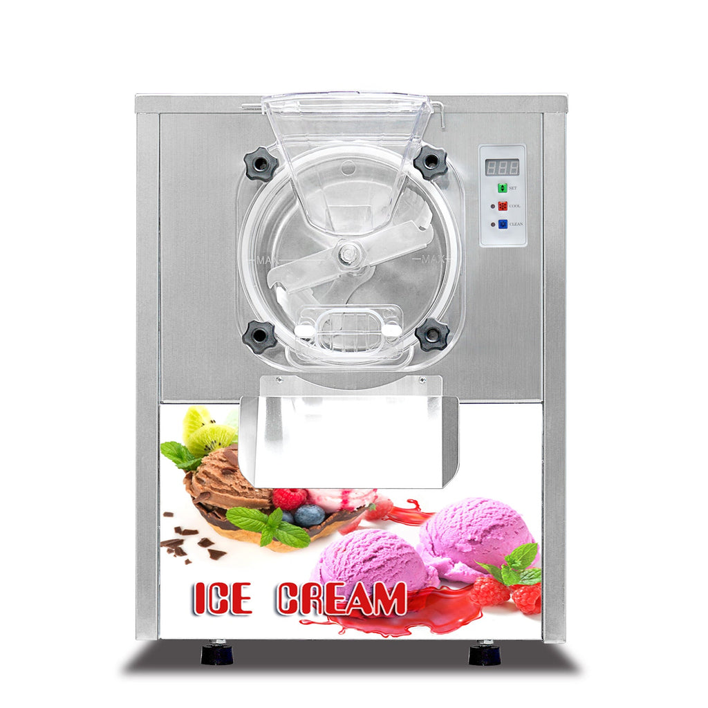 Gelato Machine Batch Freezer Hard Ice Cream Machine, Countertop