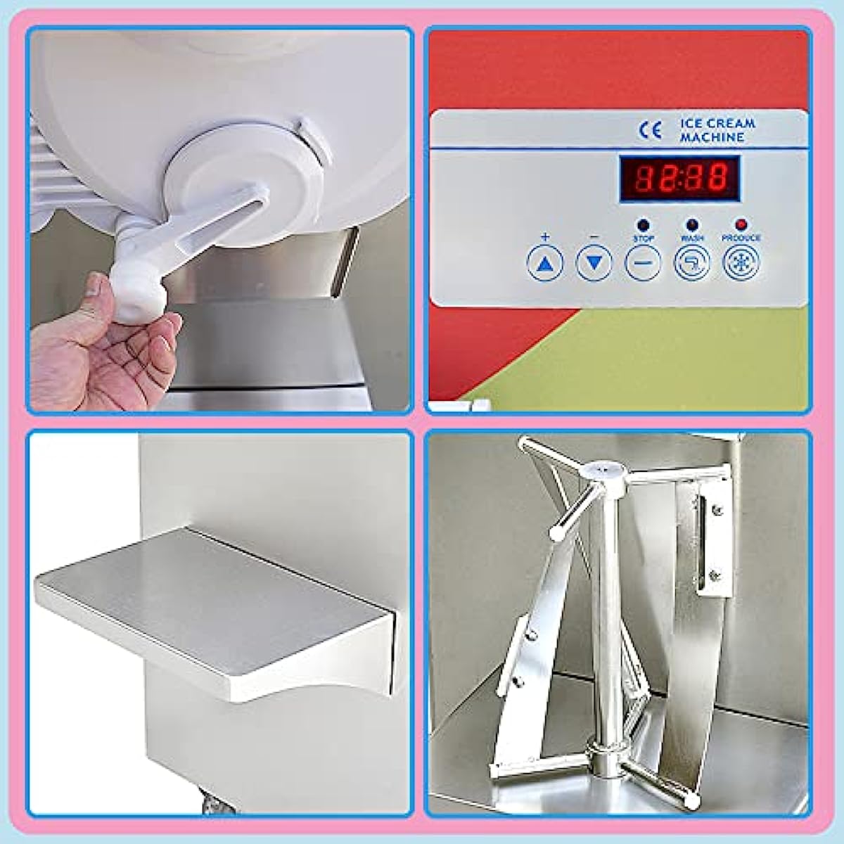 Gelato Machine Batch Freezer Hard Ice Cream Machine