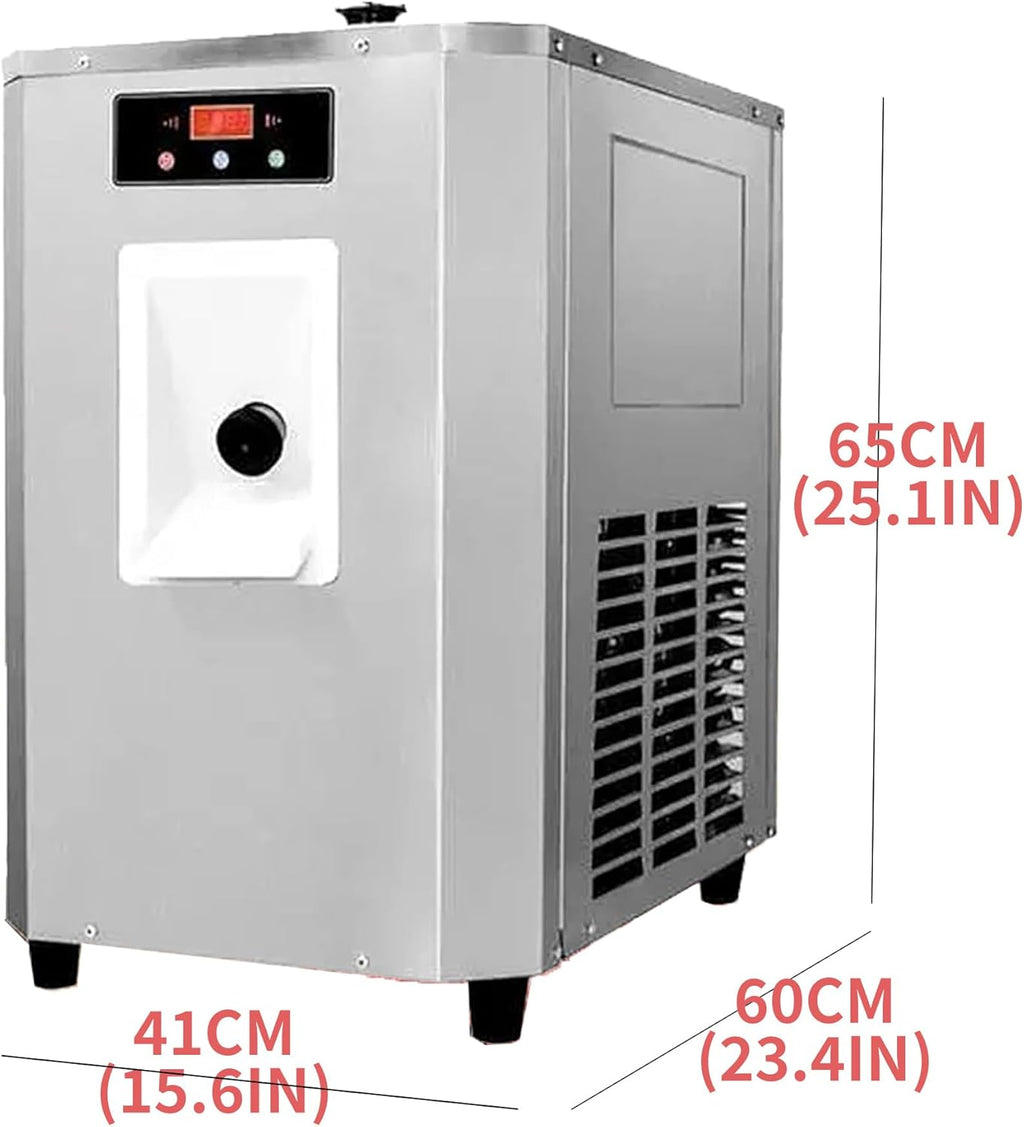 Desktop 6L Vertical Italian Hard Ice Cream Machine batch freezer Digital Control Sorbet Maker