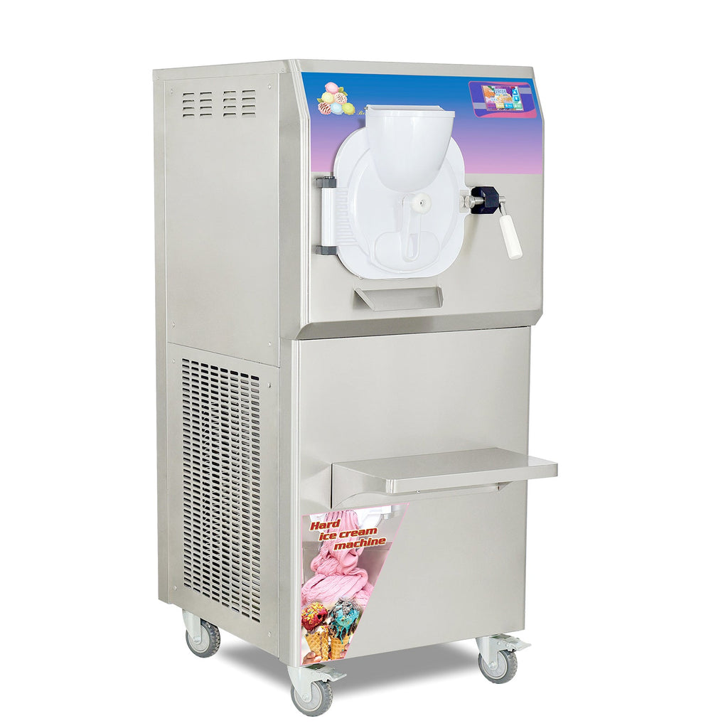 Gelato Machine Batch Freezer Hard Ice Cream Machine, 125 L H, ETL