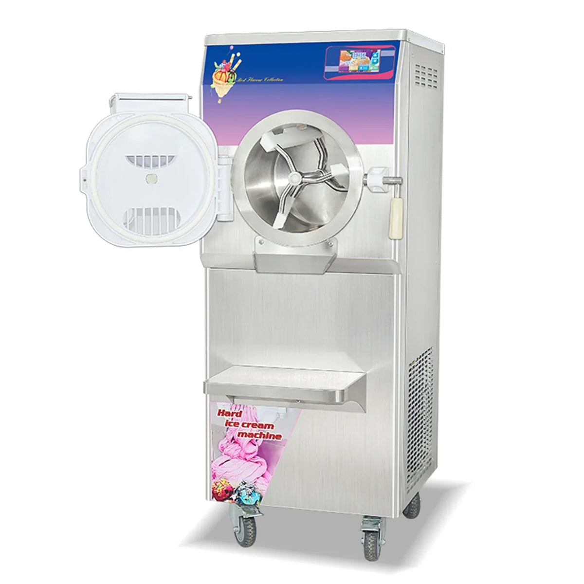 28S ETL Water Ice gelato Hard ice Cream making Machine Italian Ice Maker Batch Freezer 9 to 11 gal per Hour