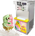 Soft Serve Ice Cream Machine Soft Serve Machine Frozen Yogurt Machine, 3 Flavors, Refrigerated