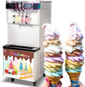 Soft Serve Ice Cream Machine Soft Serve Machine Frozen Yogurt Machine, ETL, Refrigerated