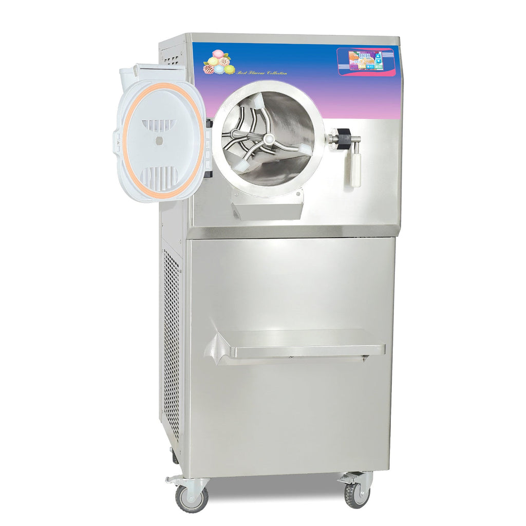 Gelato Machine Batch Freezer Hard Ice Cream Machine, 125 L H, ETL