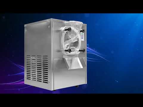 Gelato Machine Batch Freezer Hard Ice Cream Machine, 20L, Countertop, Tabletop